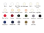 Cadremont colour chart for picure mounts with multi apertures